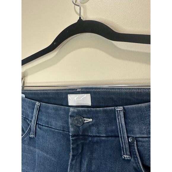 Mother The Looker Ankle Fray in Repeating Love Sz 29 Women's Jeans Nice - Picture 4 of 9